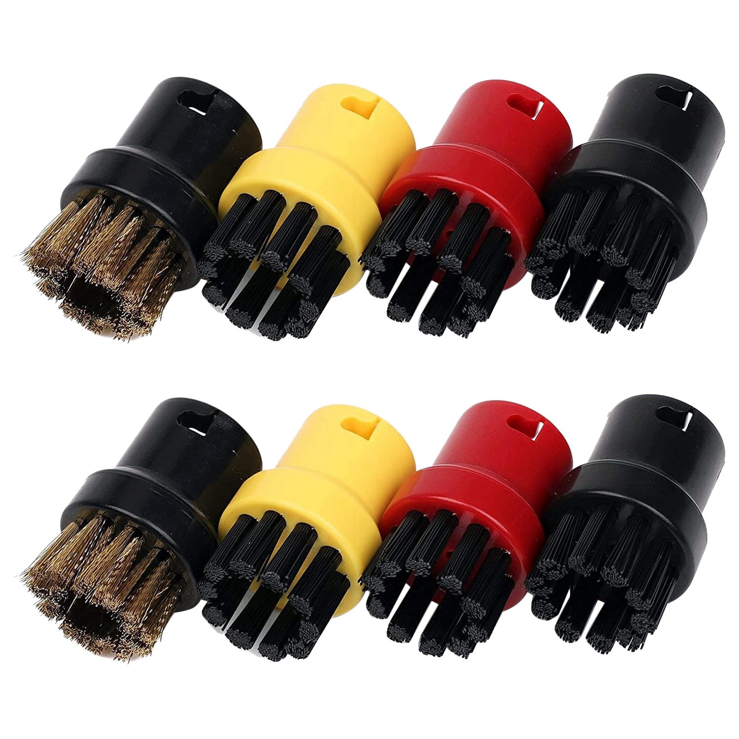 Description Picture 6 of item8Pcs Nylon + Brass Wire Brush, Steam Cleaning Nozzles for Karcher SC1 SC2 SC3 SC4 SC5 SC7 CTK1 Steam Cleaner