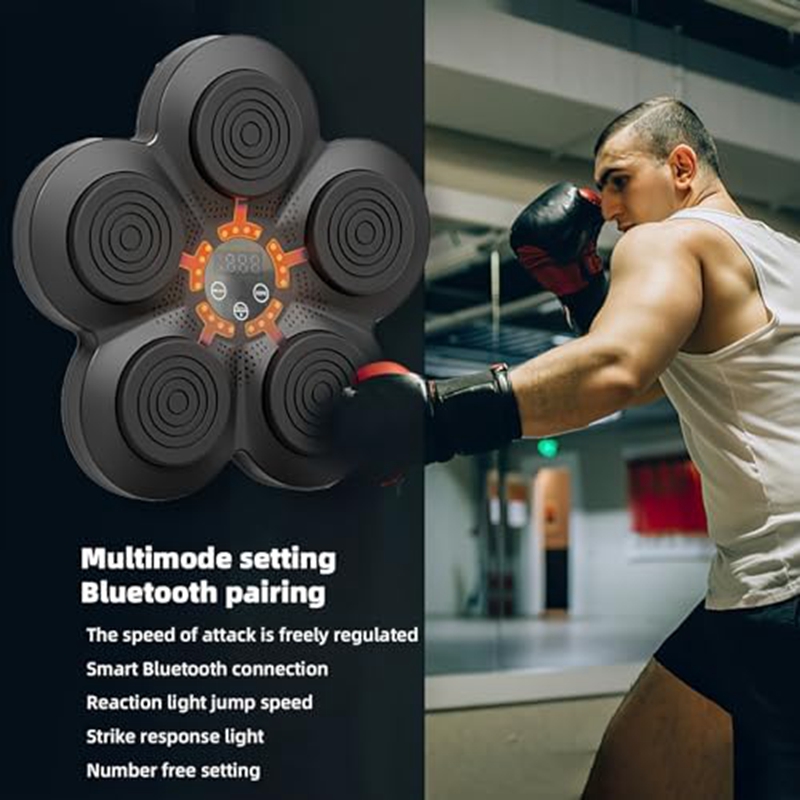 Boxing Traing Machine Wall Mat for Children,Smart Music Boxing Equipment8100 - Foto 12 di 21
