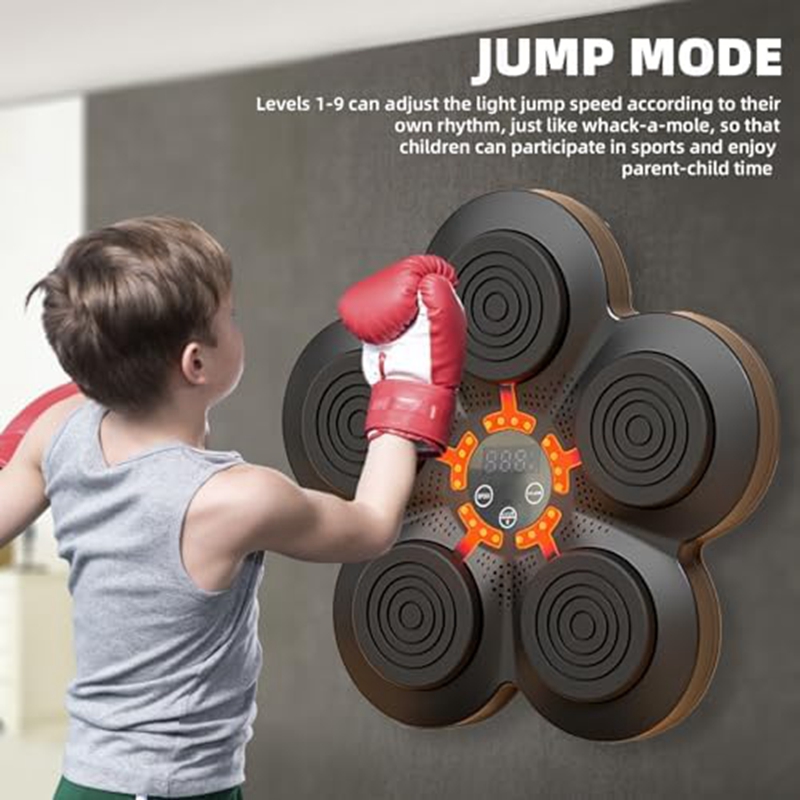 Boxing Traing Machine Wall Mat for Children,Smart Music Boxing Equipment8100 - Foto 14 di 21