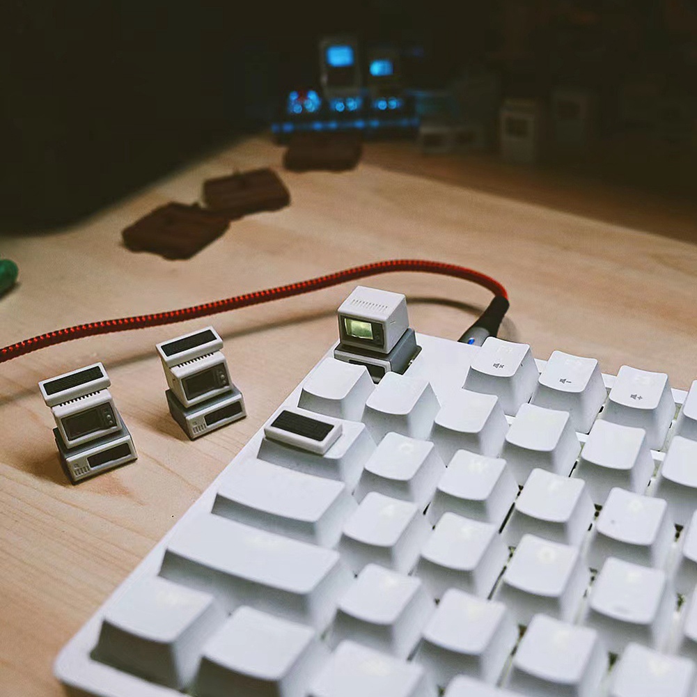 Keyboard Keycaps Retro Keycap for Mechanical Classic Cute Key Cap Kit5757 - Afbeelding 6 van 15